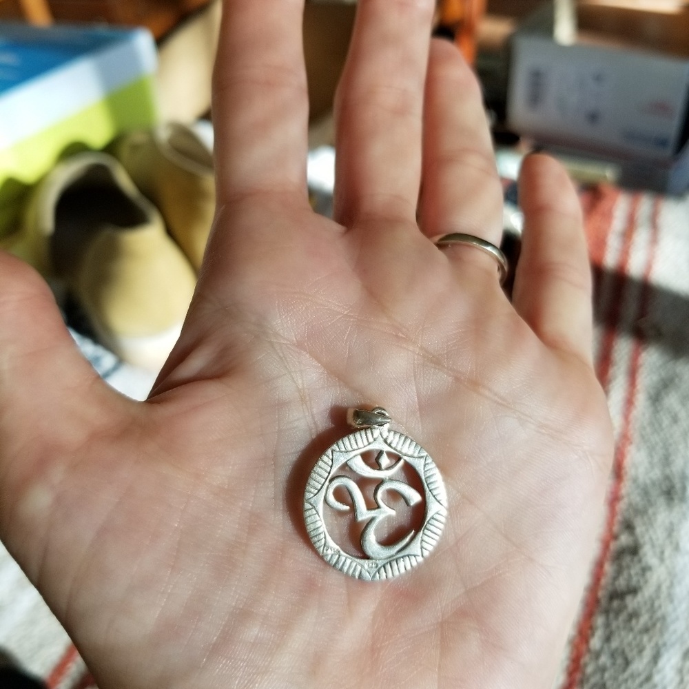 Sterling Ohm pendant
